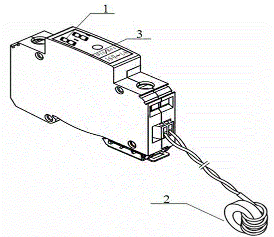 Easily installed digitalization flash counter