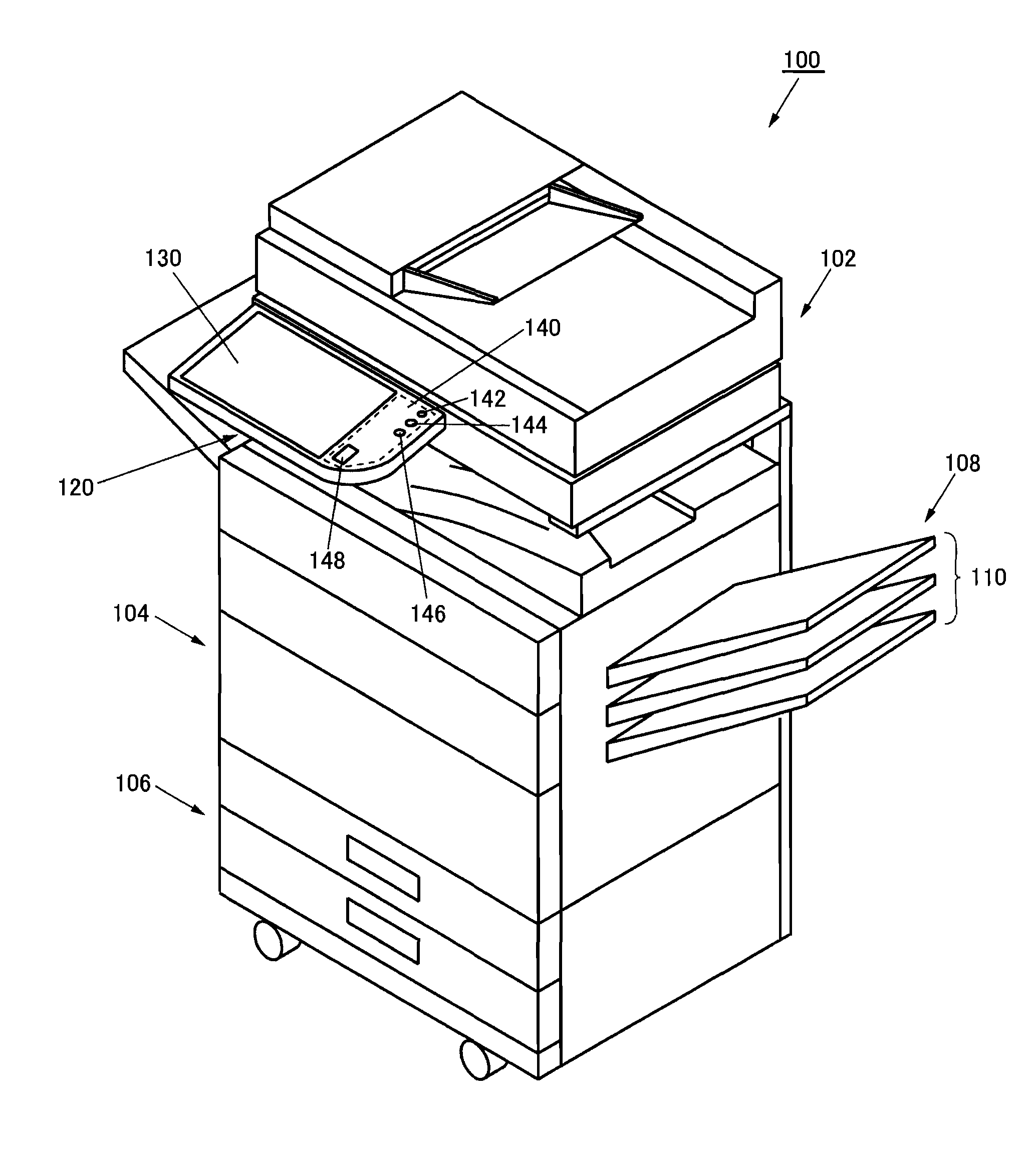 Display device, electronic device and image processing apparatus including the display device, and method of displaying information