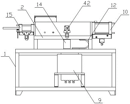 Heated upsetting processing device for ends of steel reinforcements