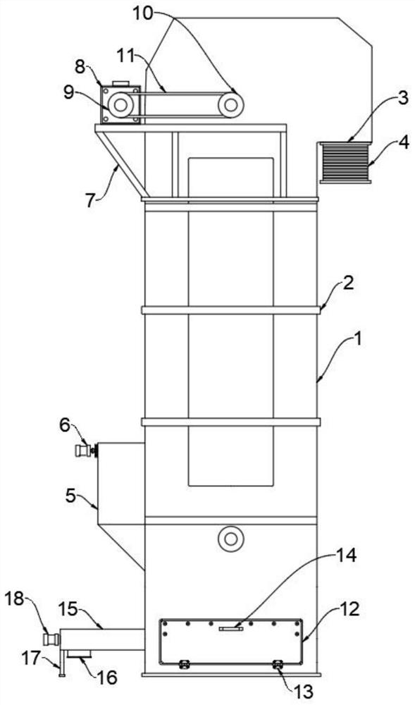 Material lifting device for highway repair