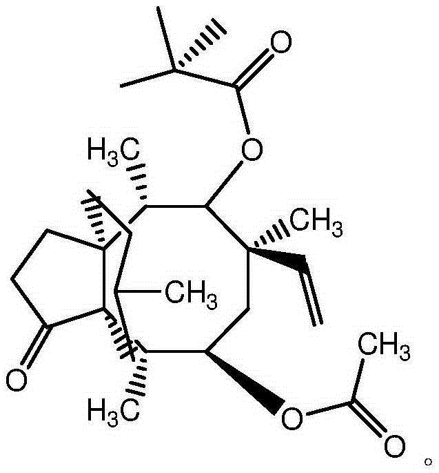 Synthetic intermediate of pleuromutilin antibiotics and synthetic method thereof