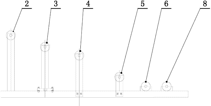 Double composite production line with hot attaching process device and process for producing sidewall by using same