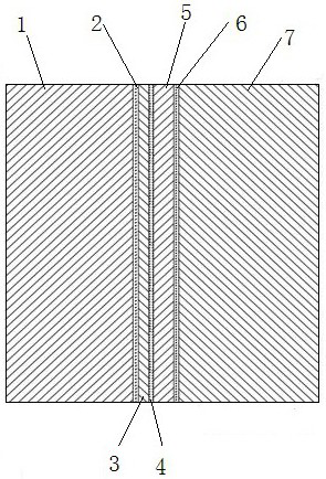 Secondary composite casting bimetal forming method