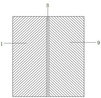 Secondary composite casting bimetal forming method