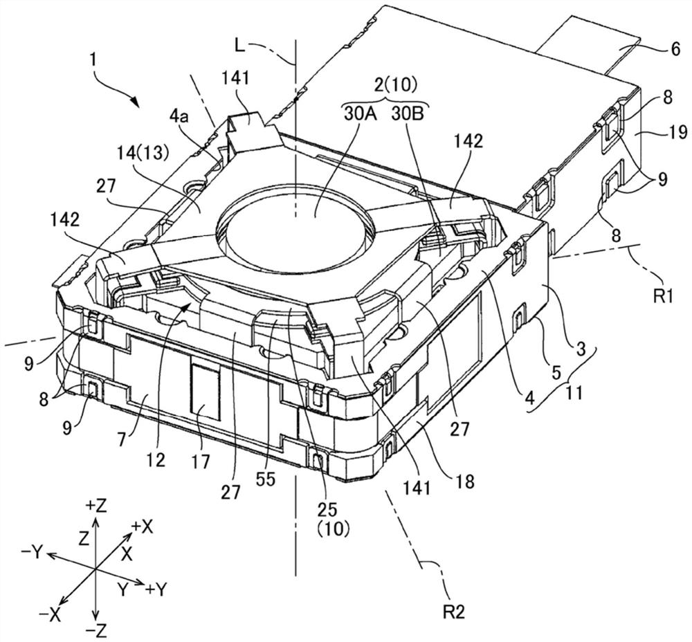 Optical unit with shake correction function