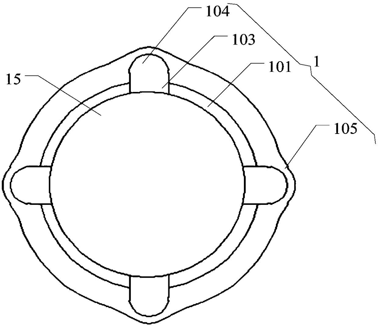 Flue-cured tobacco cup capable of removing tobacco tar easily and heating device based on flue-cured tobacco cup