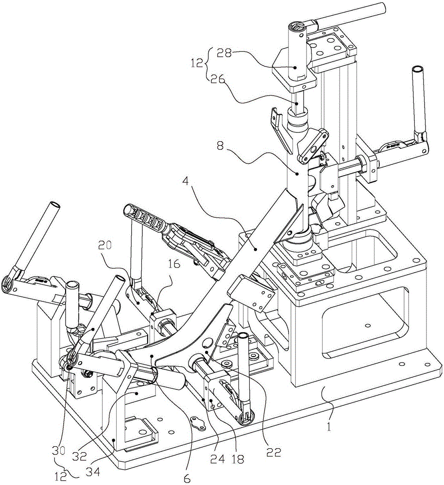 Electric bicycle head pipe jig