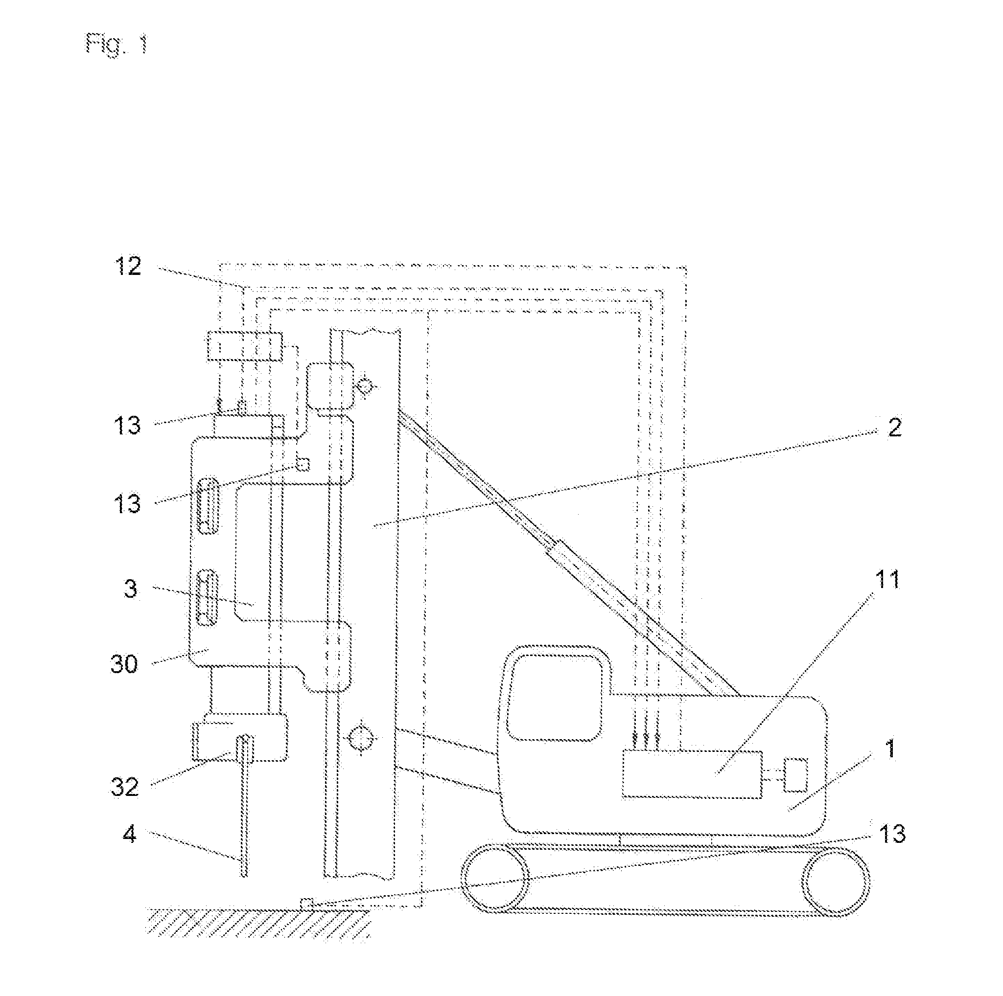 Apparatus for pile-driving or drilling