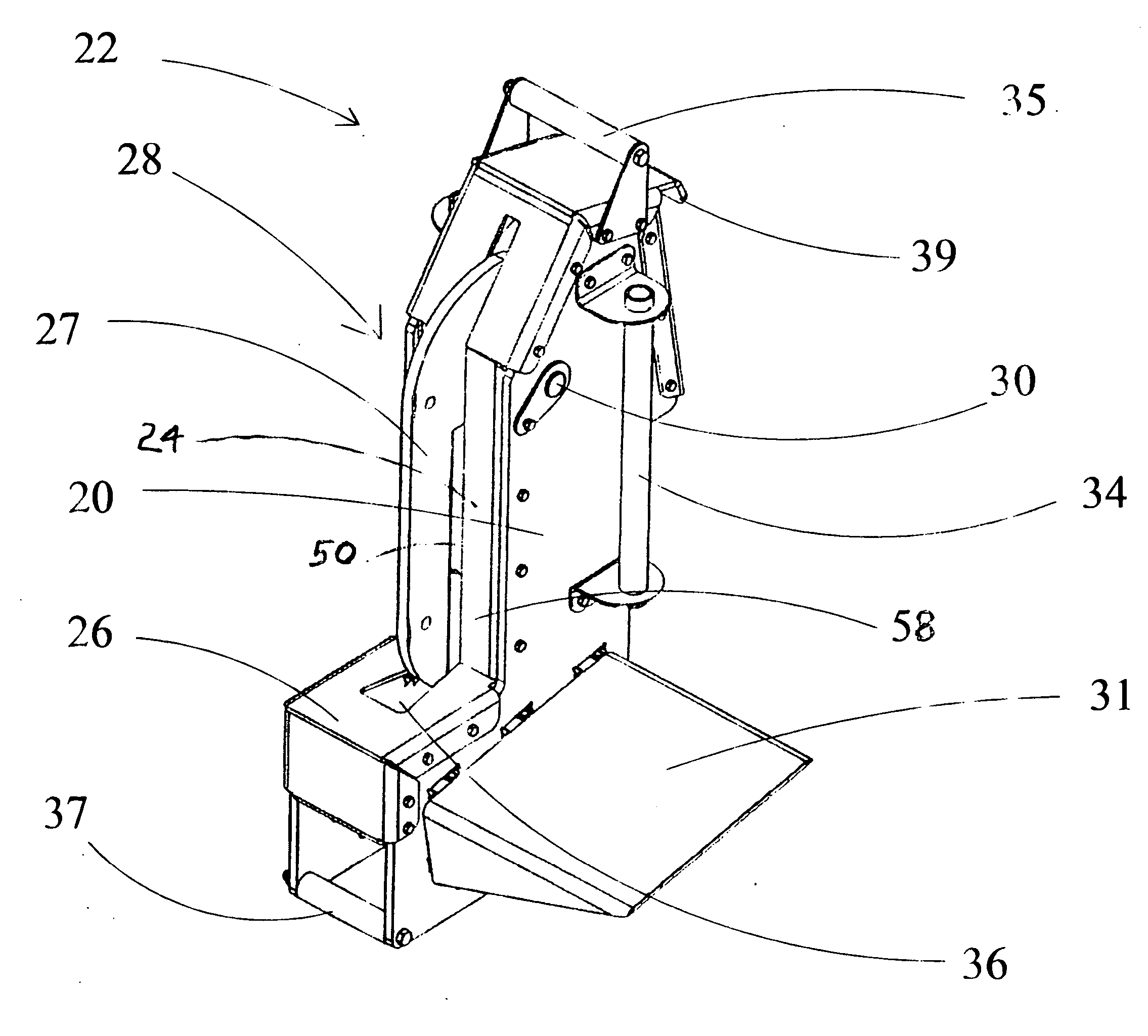 Compact and portable wood splitter