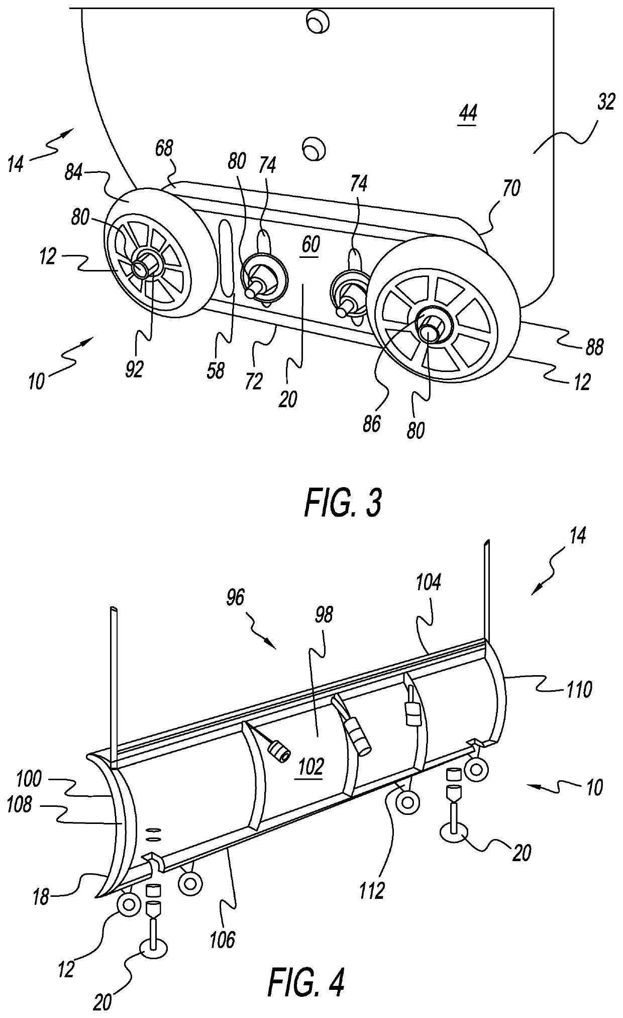 Skid wheel system