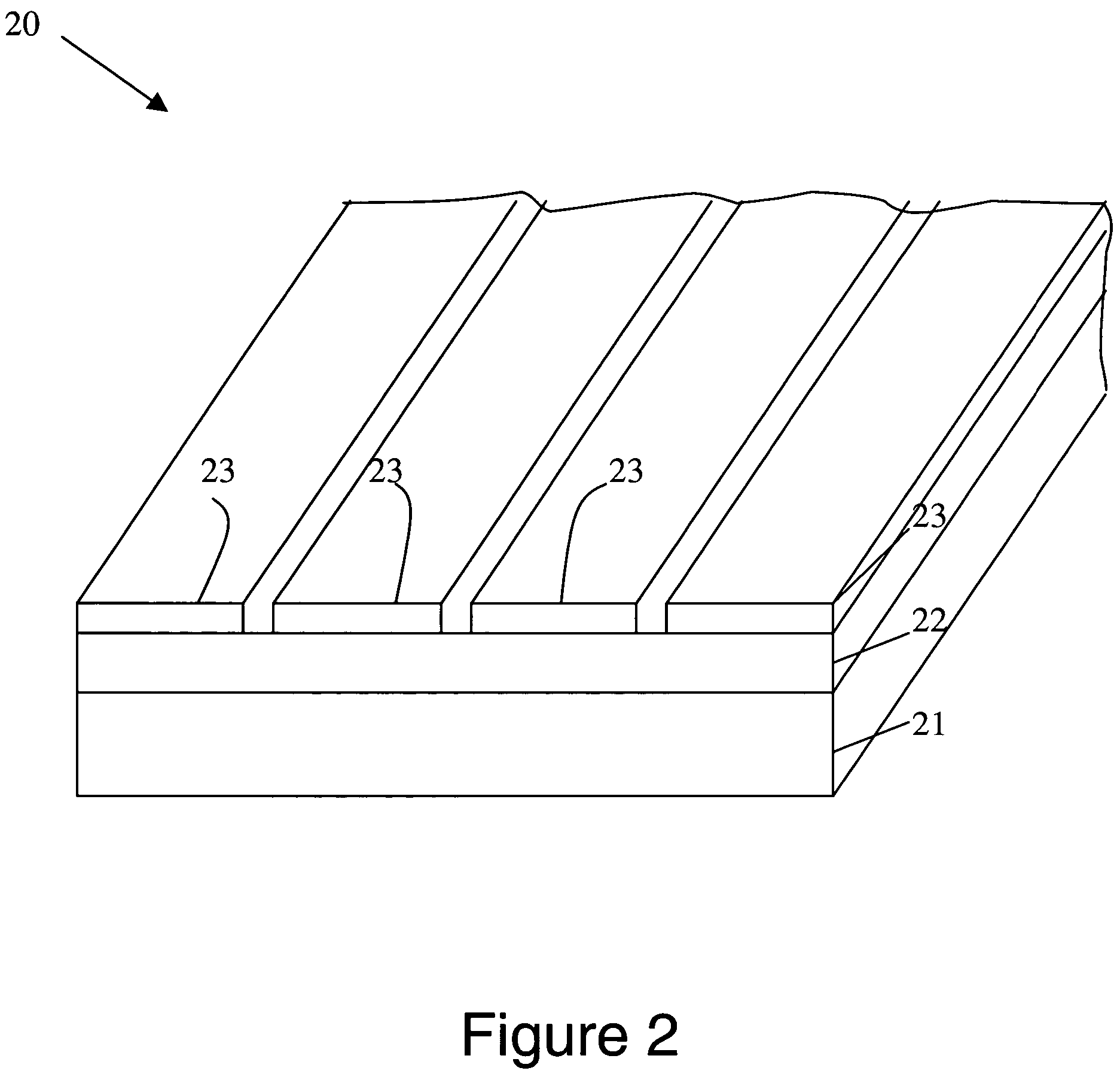 Dropwise deposition of a patterned oxide superconductor