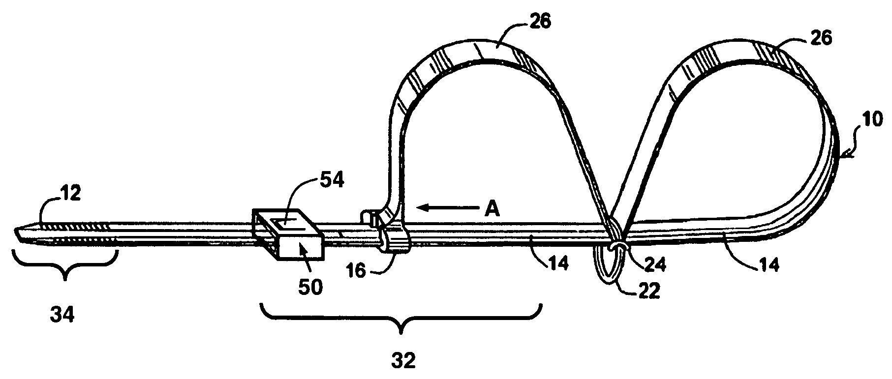 Disposable double lock restraint system