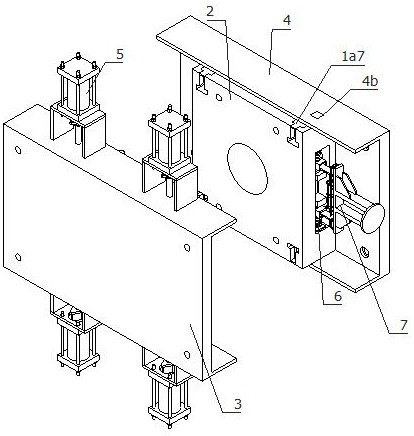 A working method of a quick mold change mechanism for injection molding