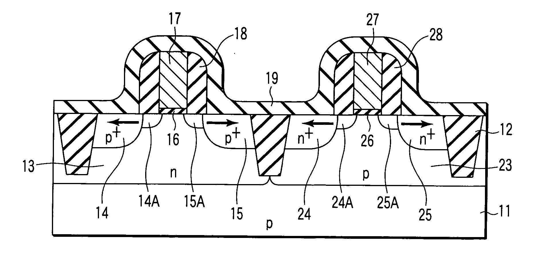 Semiconductor device including field-effect transistor