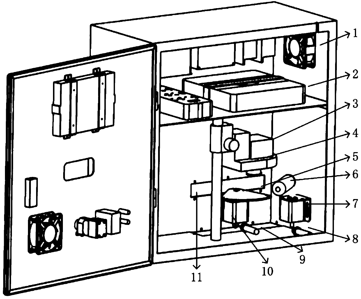 Germ-remaining rice detection executing mechanism