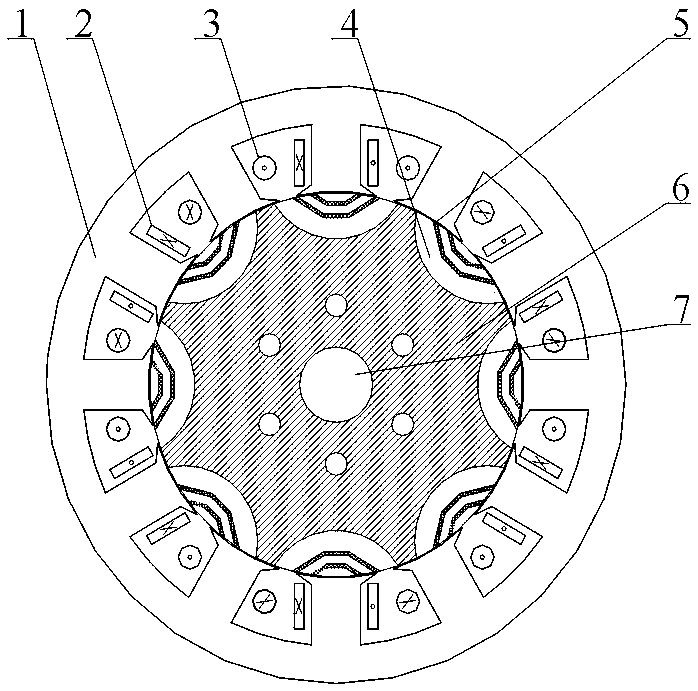 Low-harmonic-content motor generator of electric automobile