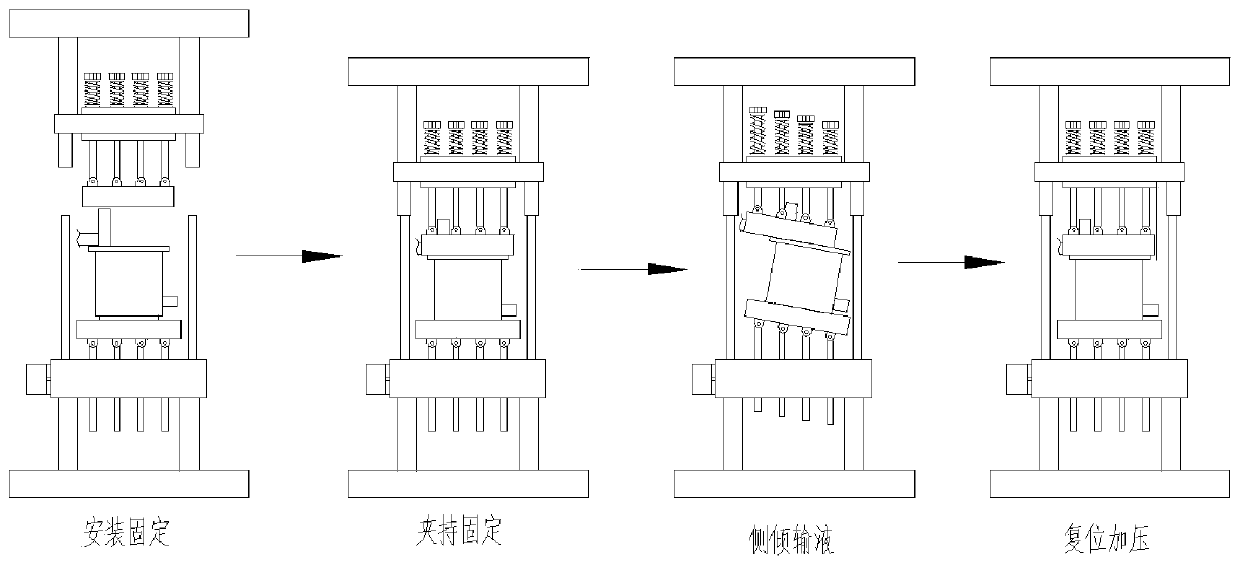 Magnesium-aluminum alloy pressure casting device and deflection component for magnesium-aluminum alloy pressure casting