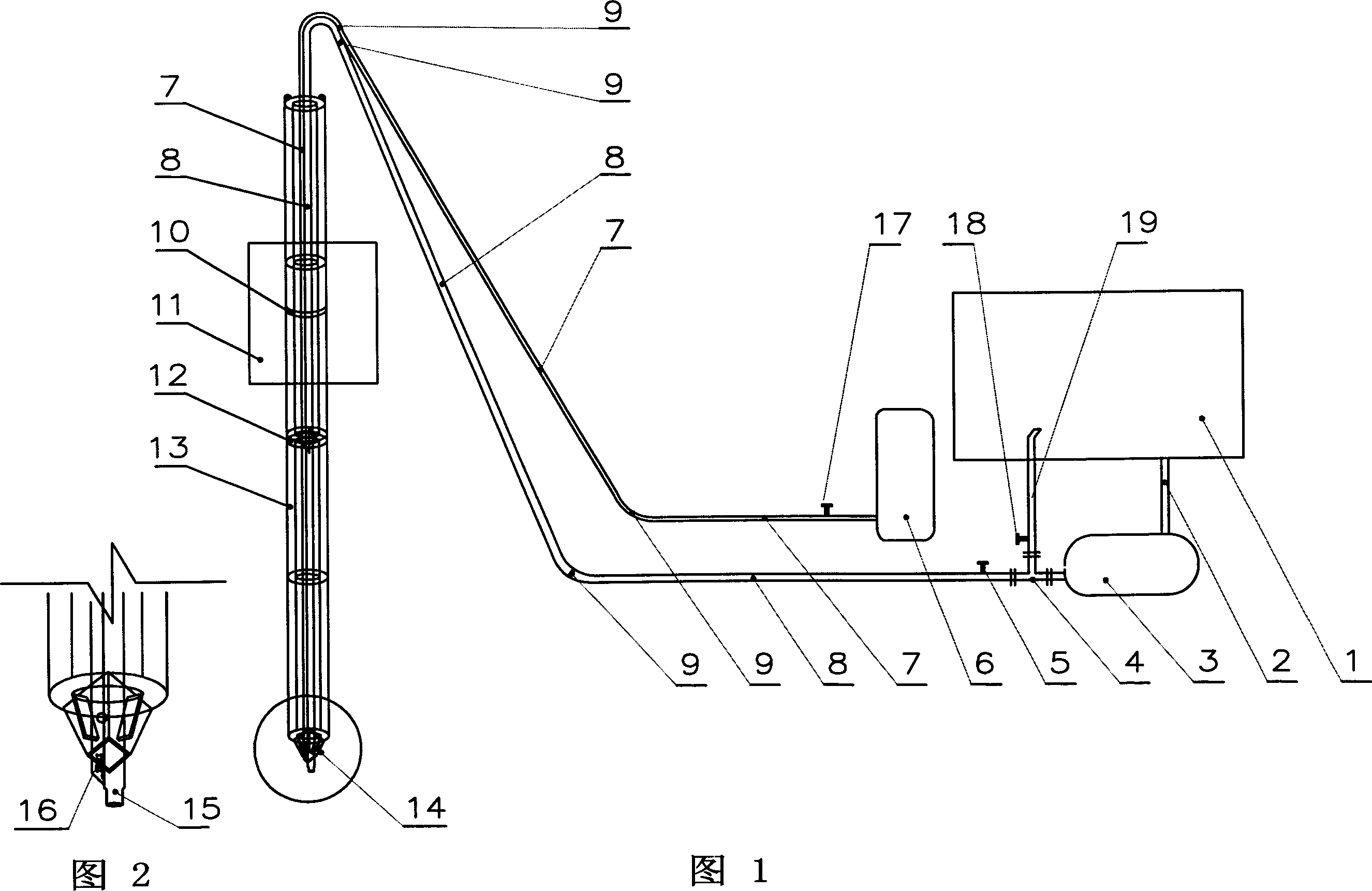 Construction technique for self-leading hole at pile tip of embrace press type PHC tubular pile to enter rock through static pressure