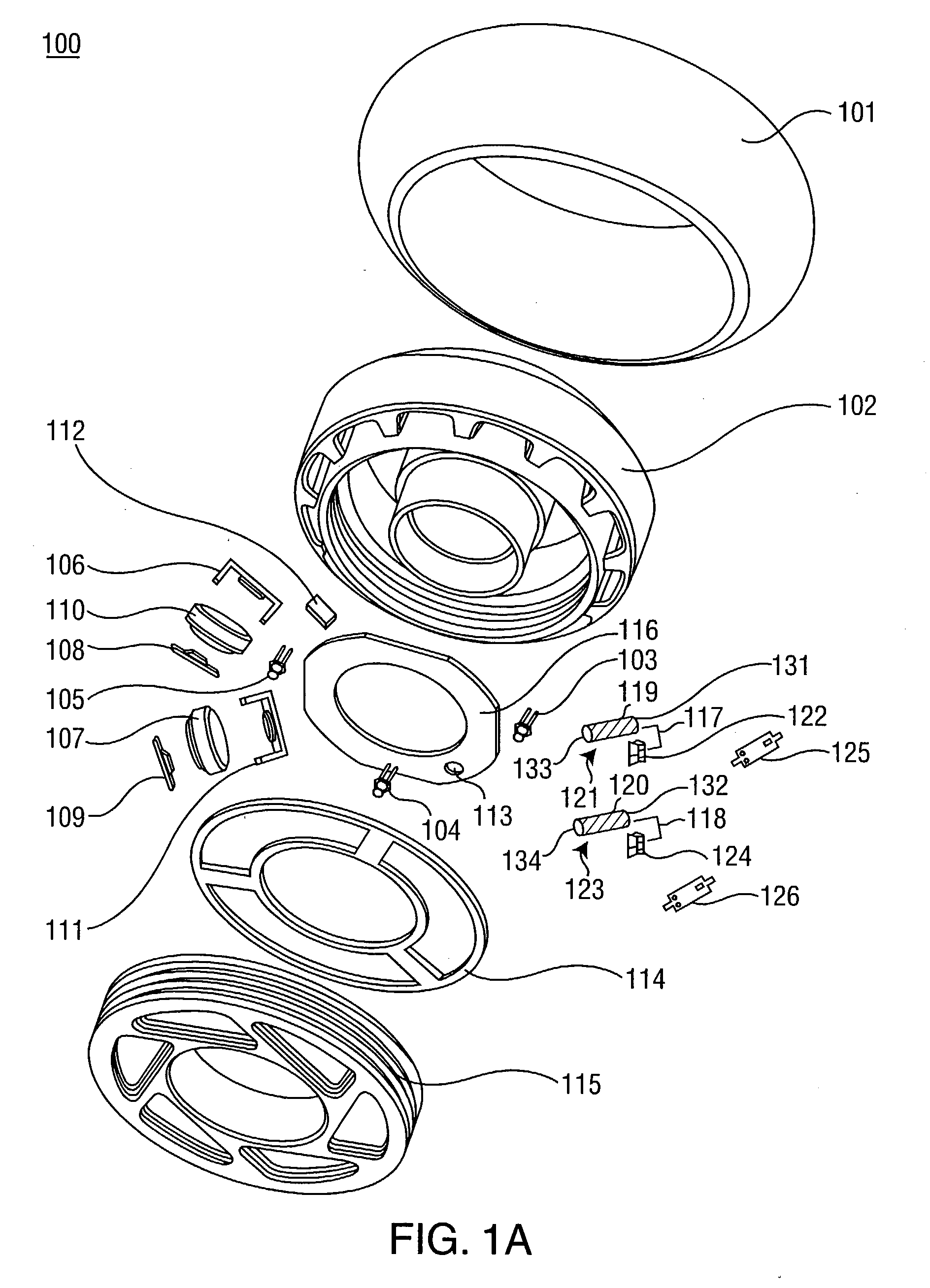 Wheel incorporating a flashing light feature