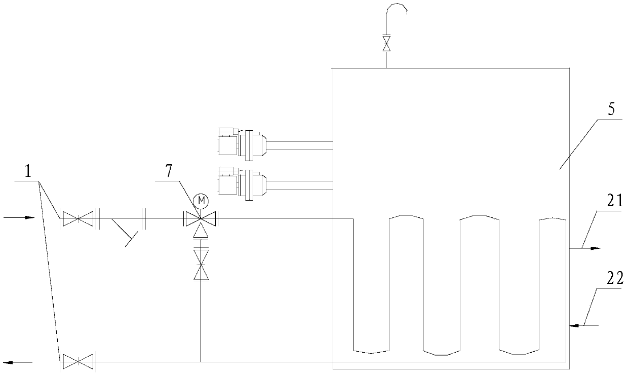 Heat transfer oil heating system with temperature accurate adjusting function