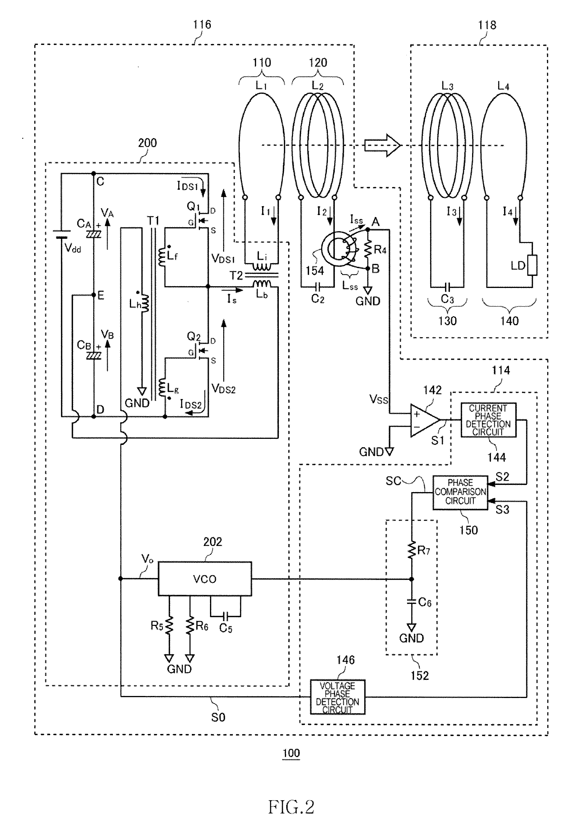 Wireless power feeder, wireless power transmission system, and table and table lamp using the same