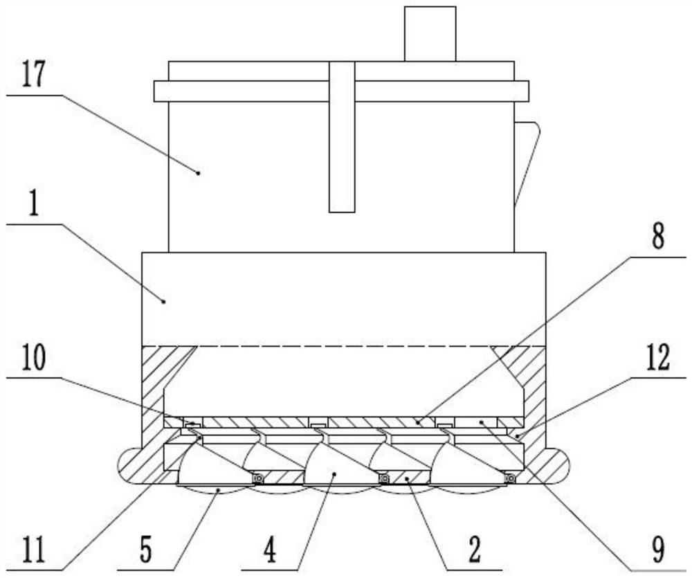 Suction self-adaptive device of suction apparatus