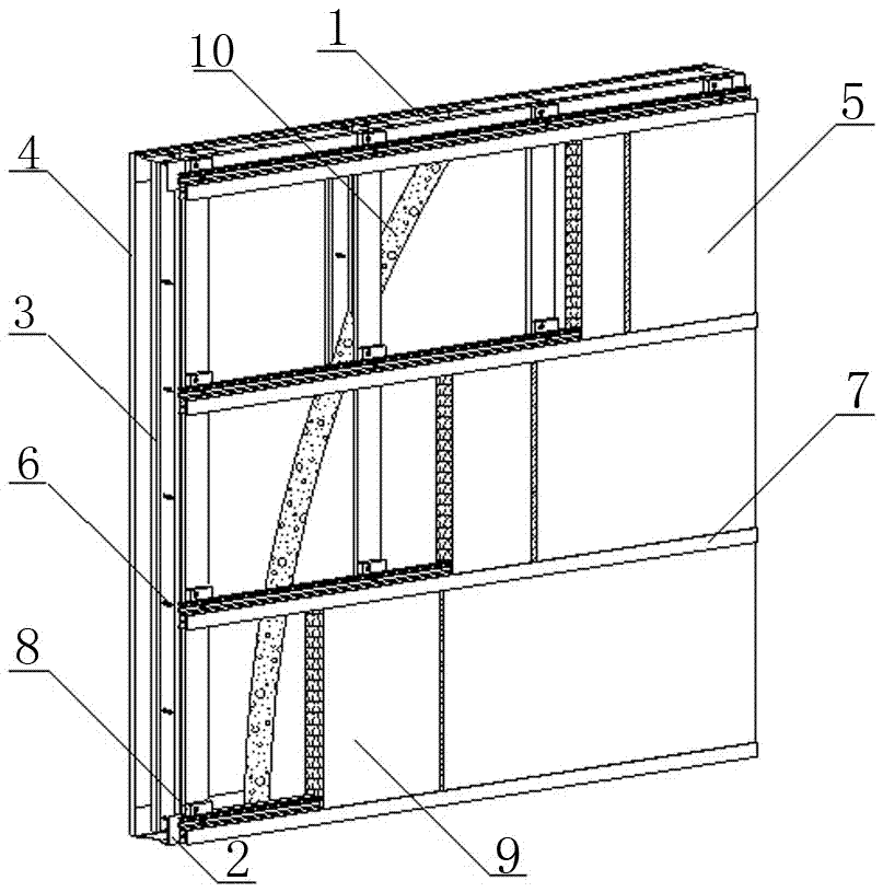 Decorative face plate and formwork integrated heat preservation decorative composite wall and construction method thereof