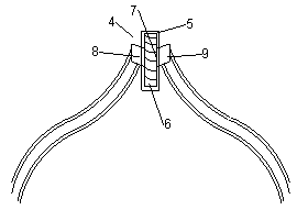 Packaging box capable of automatically closing magnetic reinforcing plate