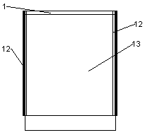 Packaging box capable of automatically closing magnetic reinforcing plate