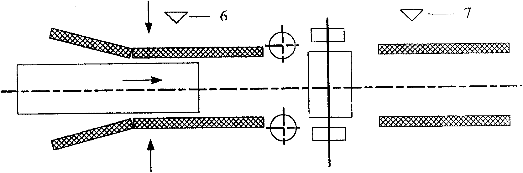 Controlling method of rough rolling breakdown bar camber