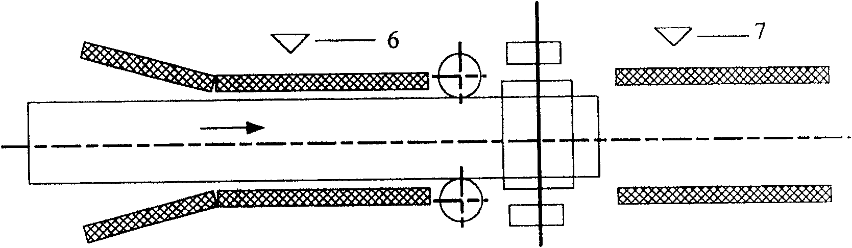 Controlling method of rough rolling breakdown bar camber