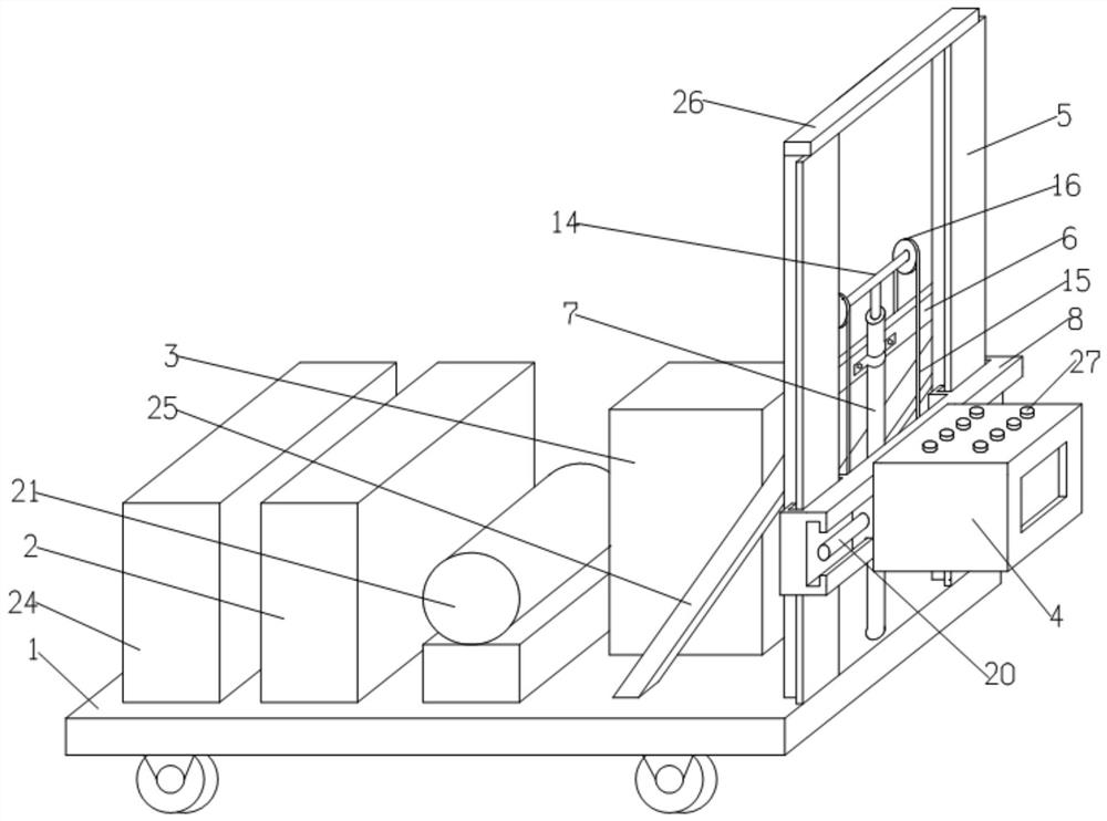 Dust removal purging equipment for drawer type cabinet body