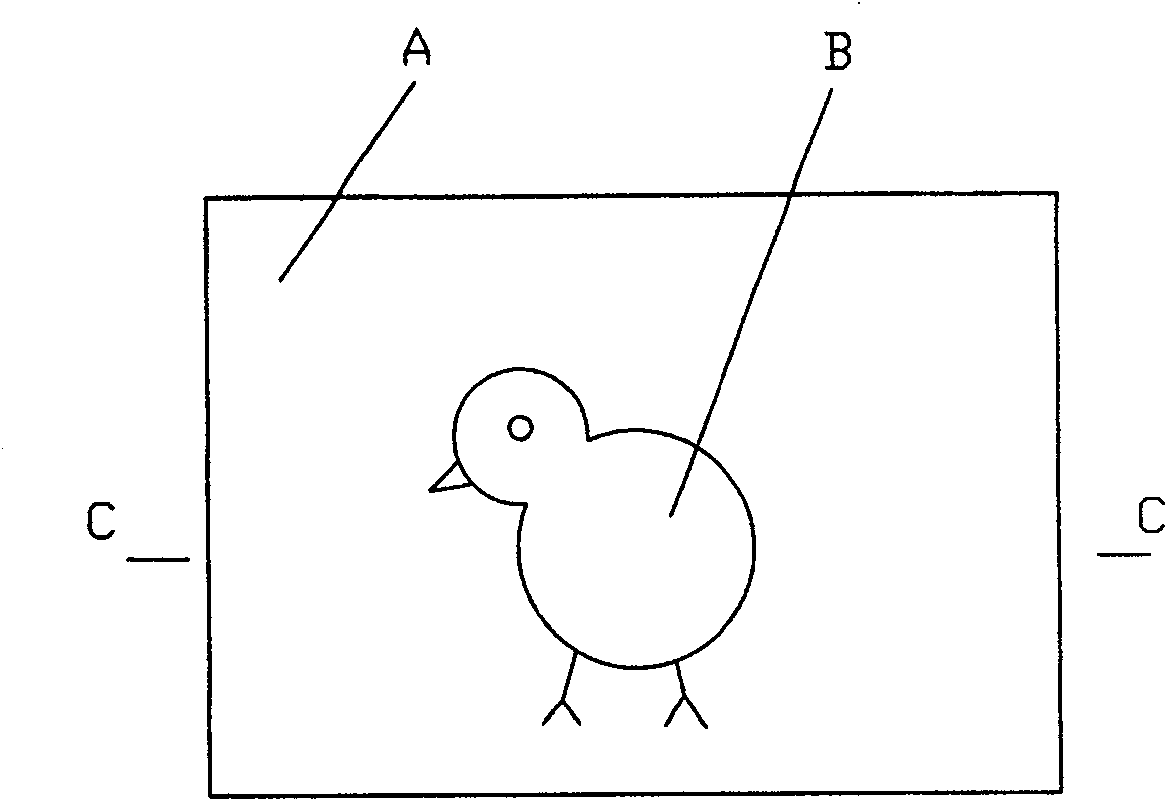 Embedded surface ornament and its making process