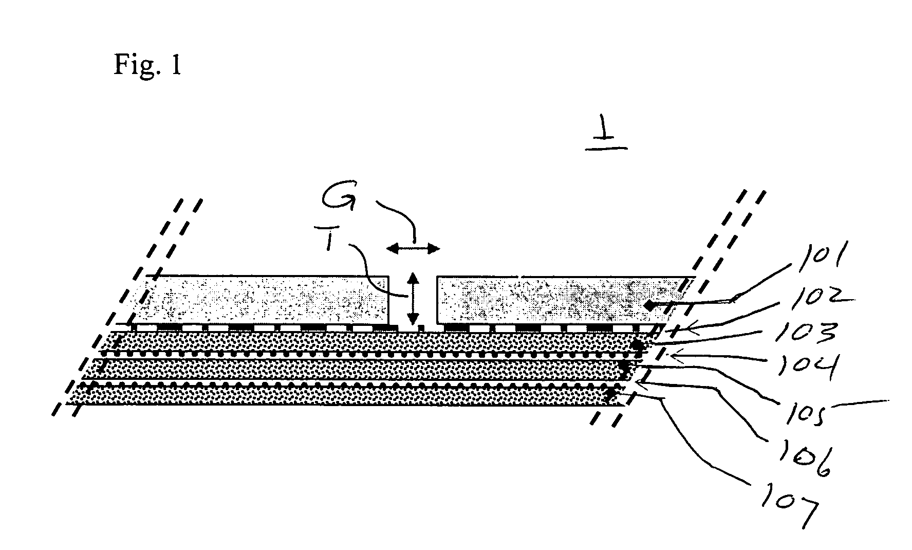 Flexible penetration resistant composite materials structure with critical gap geometry in a solids layer