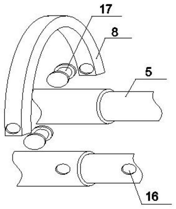 Cement brick moisture-proof frame convenient to fold and store