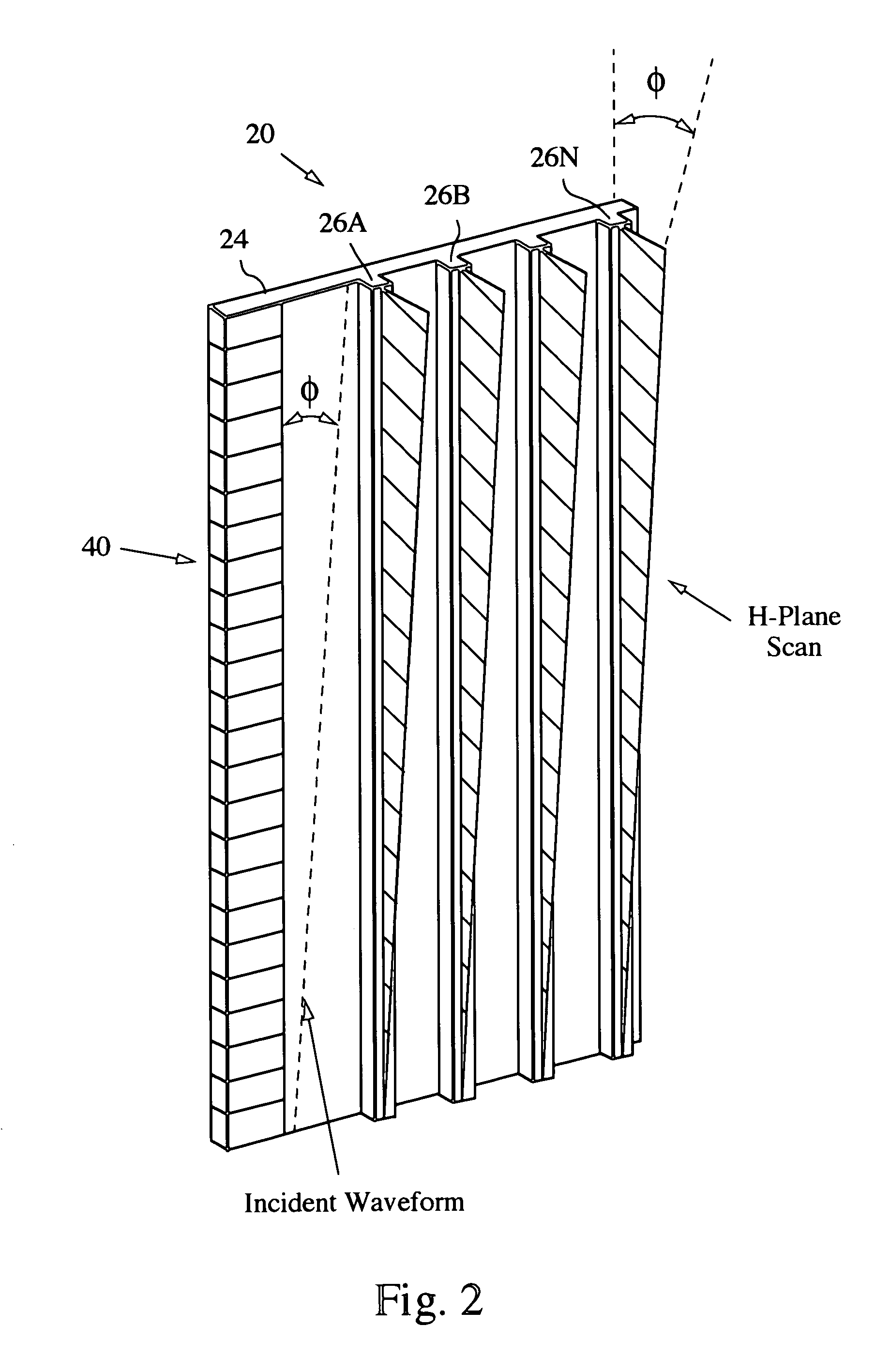 MMW electronically scanned antenna