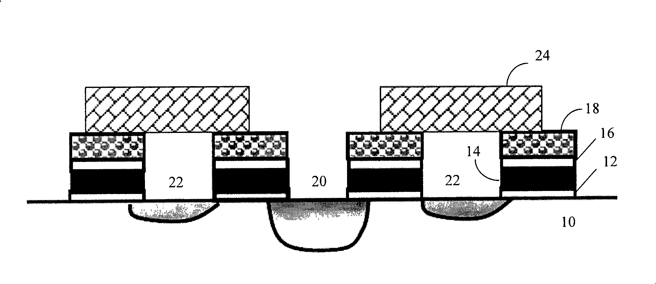 Method and apparatus for forming self-aligning common source electrode in a memory structure