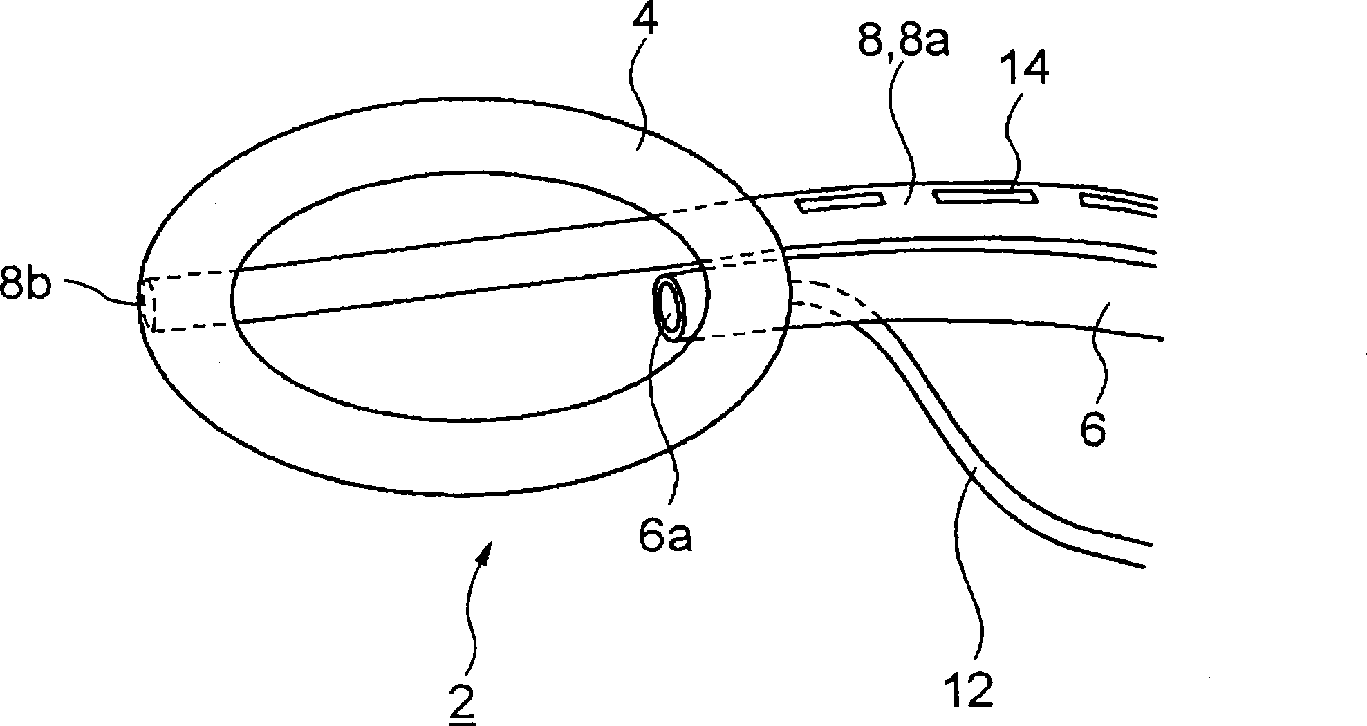 Laryngeal mask with guiding tube used for inserting stomach tube