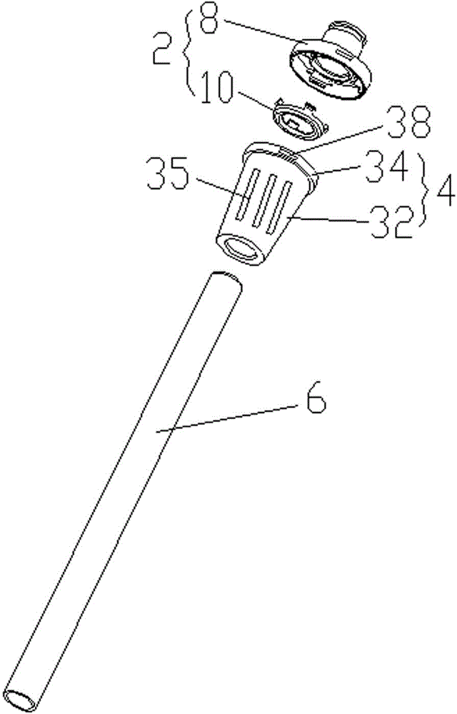 Pipe connecting component