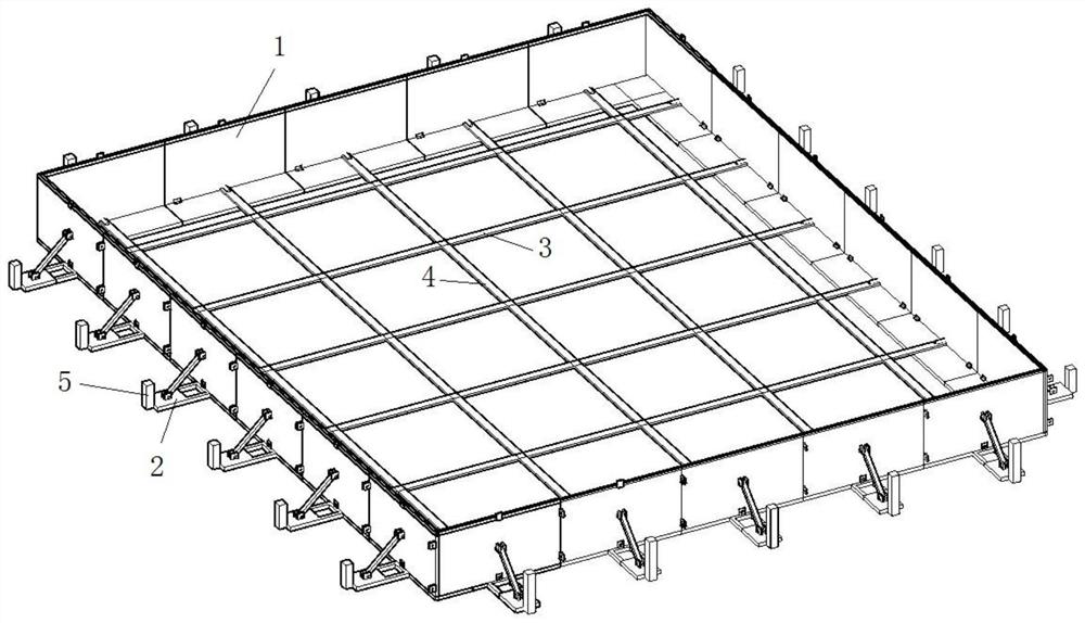 Movable reservoir and construction process thereof