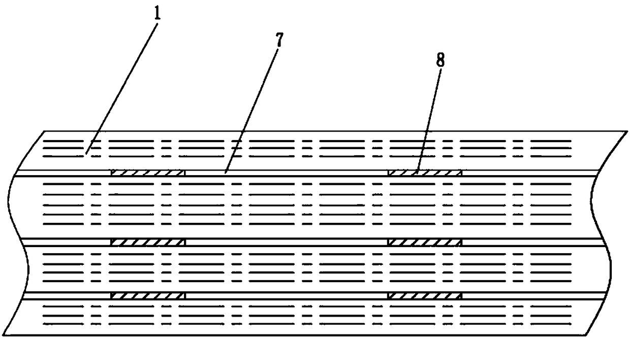 Tensile deformation mesh braid