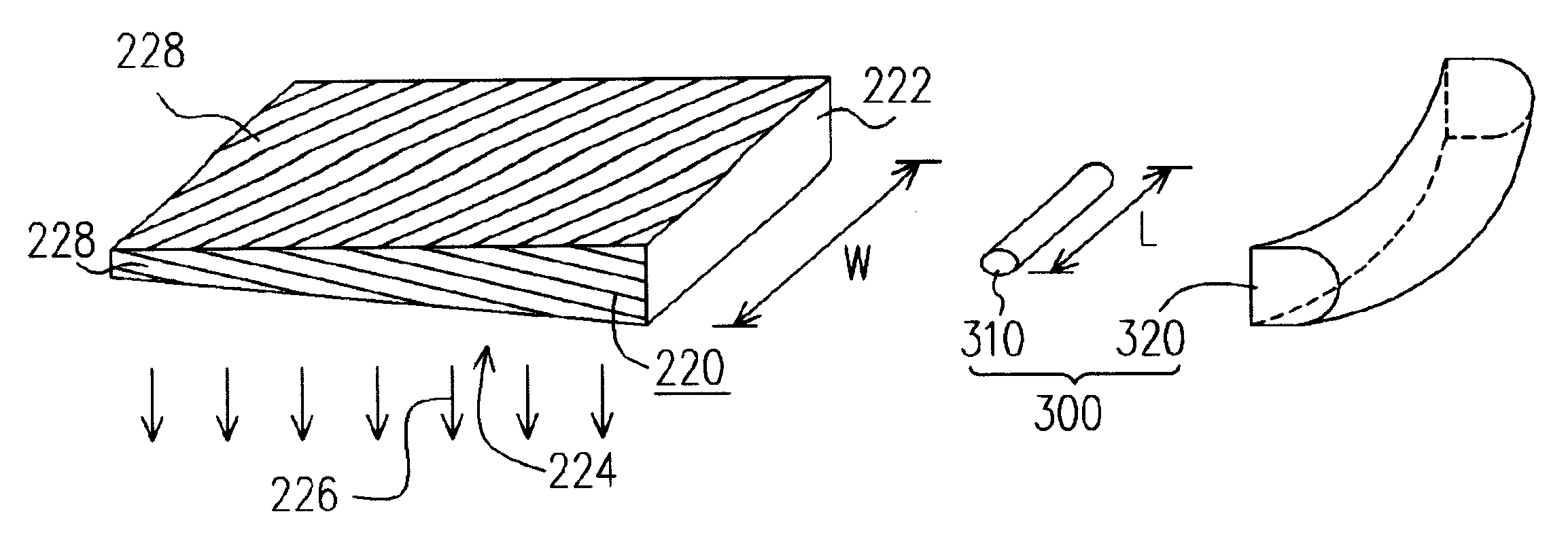 Lamp module for planar source device