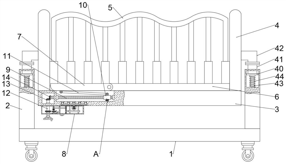 An intelligent mother and baby bed for breastfeeding in obstetrics and gynecology