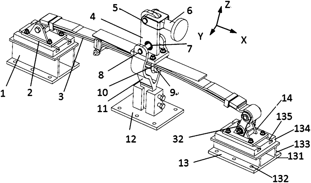 A Bench Test Mechanism for Leaf Spring S Deformation