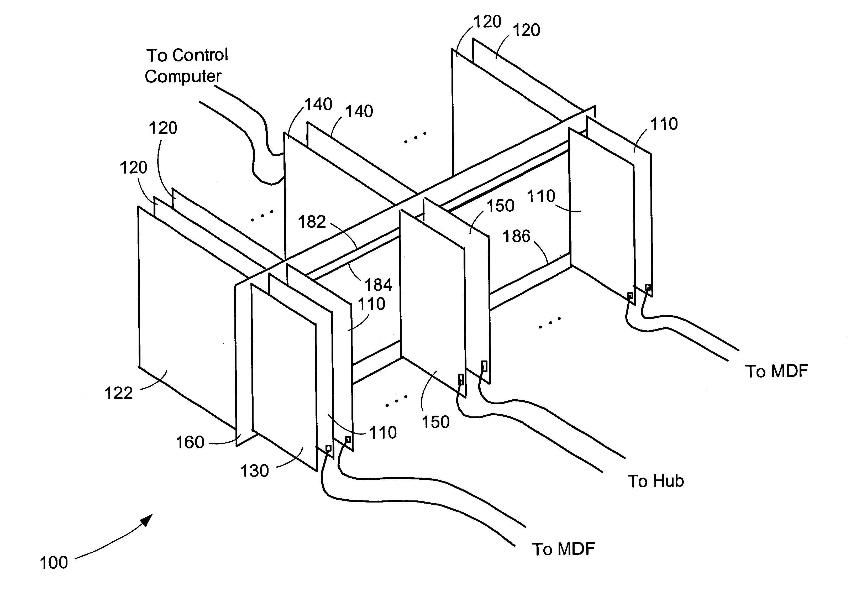 Digital subscriber line access and network testing multiplexer