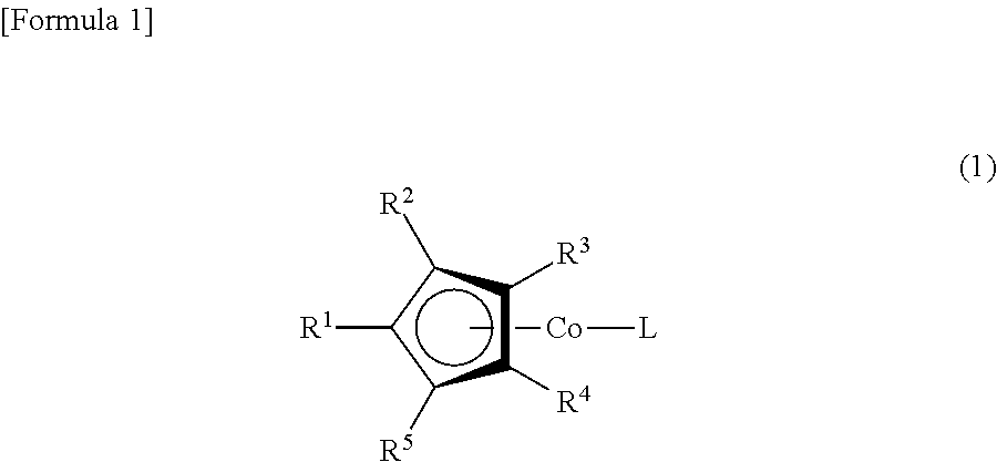 Substituted cyclopentadienyl cobalt complex and method for production thereof, and cobalt-containing thin film and method for production thereof