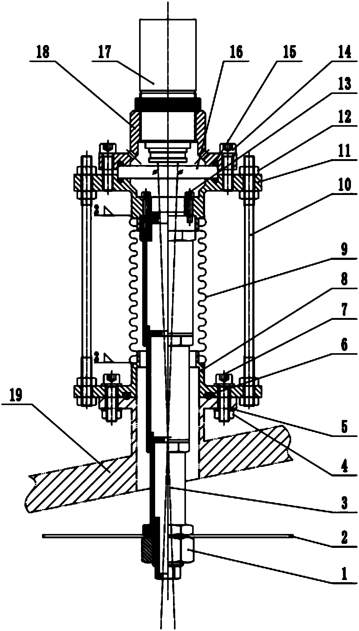 A multi-stage structure infrared temperature measuring device and temperature measuring method for induction melting