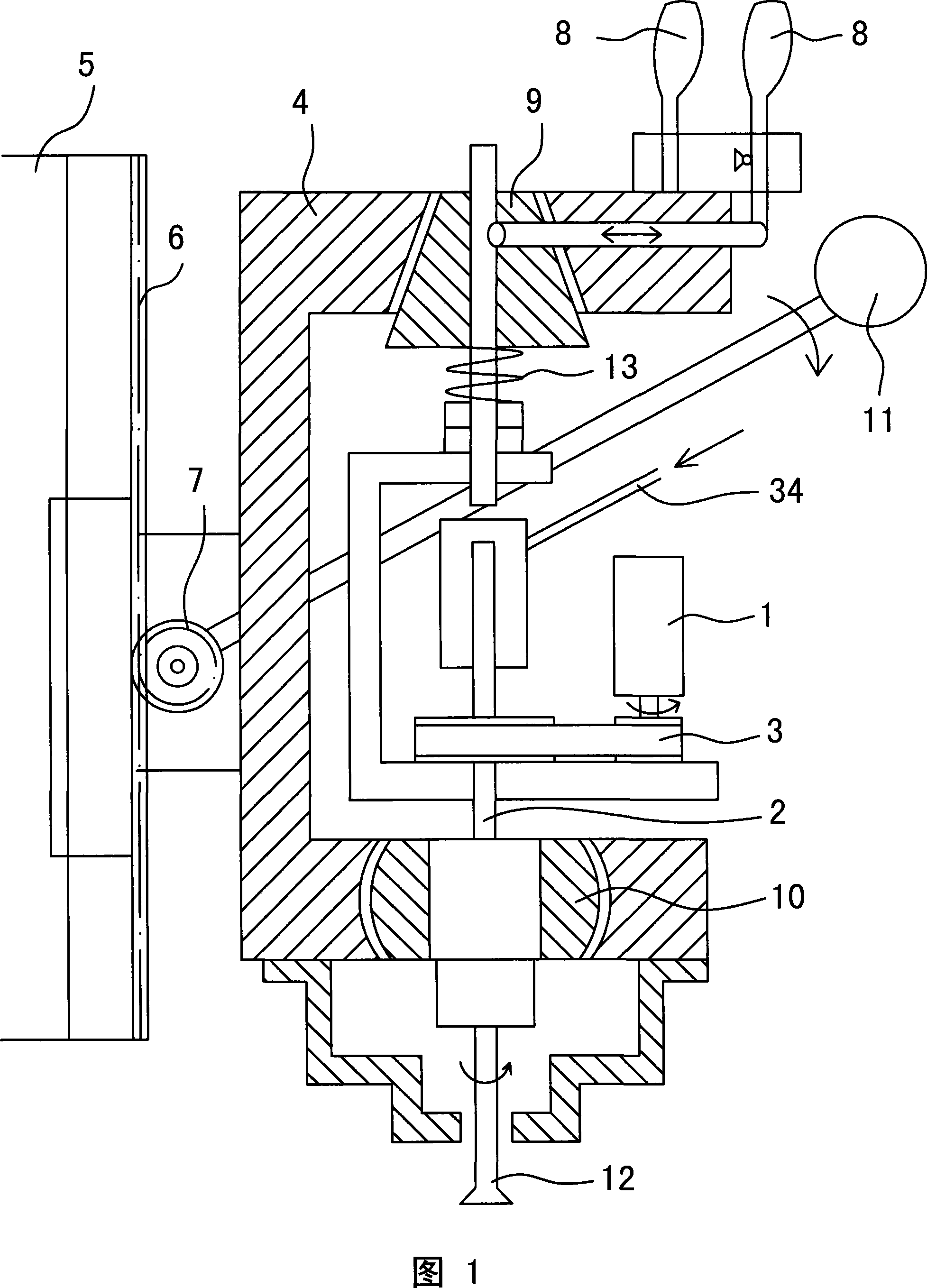 Board drilling machine head