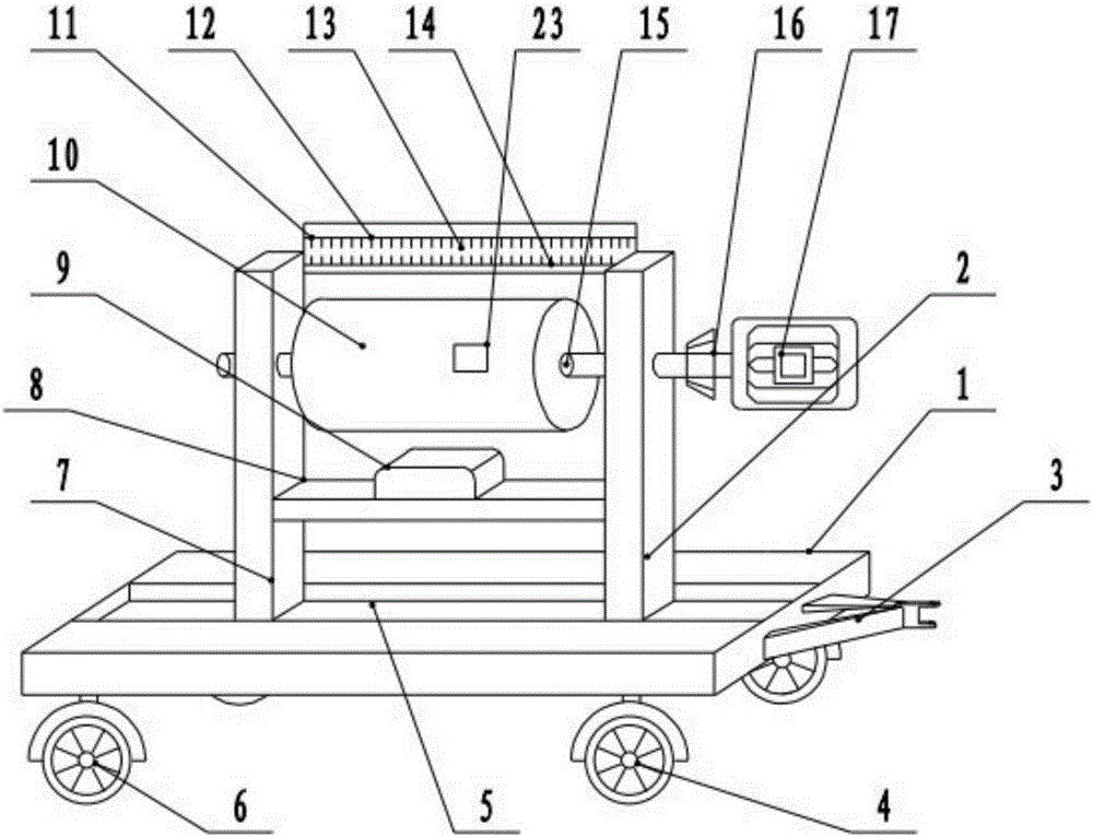 Automatic wire take-up device for electric power industry