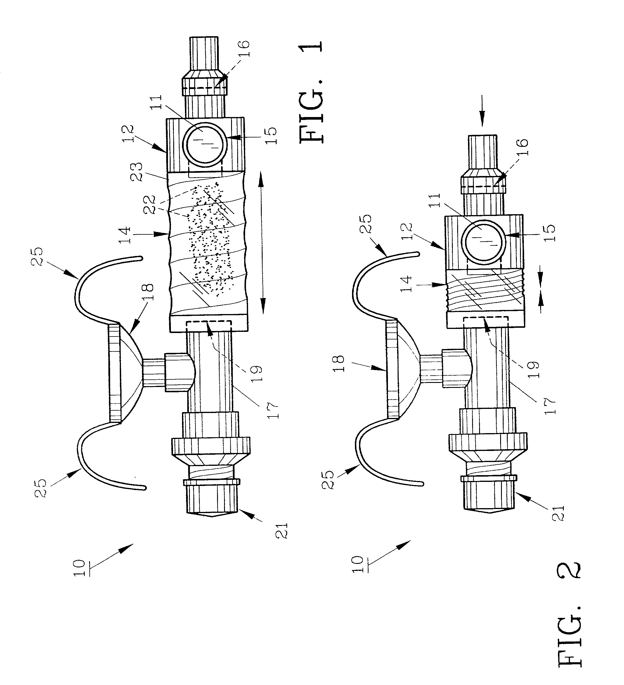 Inhalation therapy assembly and method